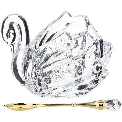 ИКОРНИЦА "MUZA CRYSTAL" С ЛОЖКОЙ 11*7*8,5 СМ