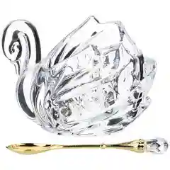 ИКОРНИЦА "MUZA CRYSTAL" С ЛОЖКОЙ 11*7*8,5 СМ