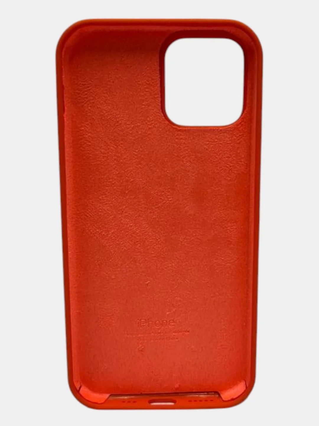 Рыжий чехол iPhone 12 Pro Silicone case