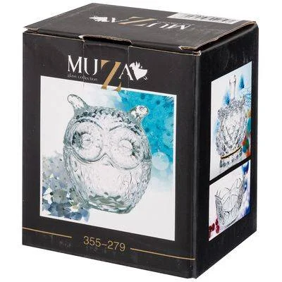 ИКОРНИЦА "СОВА" 60 МЛ. 7*6.5 СМ. ВЫСОТА=8 СМ. КОЛЛЕКЦИЯ "MUZA"