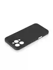 Черный чехол для iPhone 16 Pro Max силиконовый ROSCO матовый тонкий с бортиком защитой камер