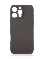 Серый чехол для iPhone 16 Pro Max силиконовый ROSCO матовый тонкий с бортиком защитой камер