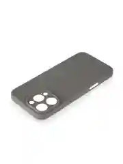 Серый чехол для iPhone 16 Pro Max силиконовый ROSCO матовый тонкий с бортиком защитой камер