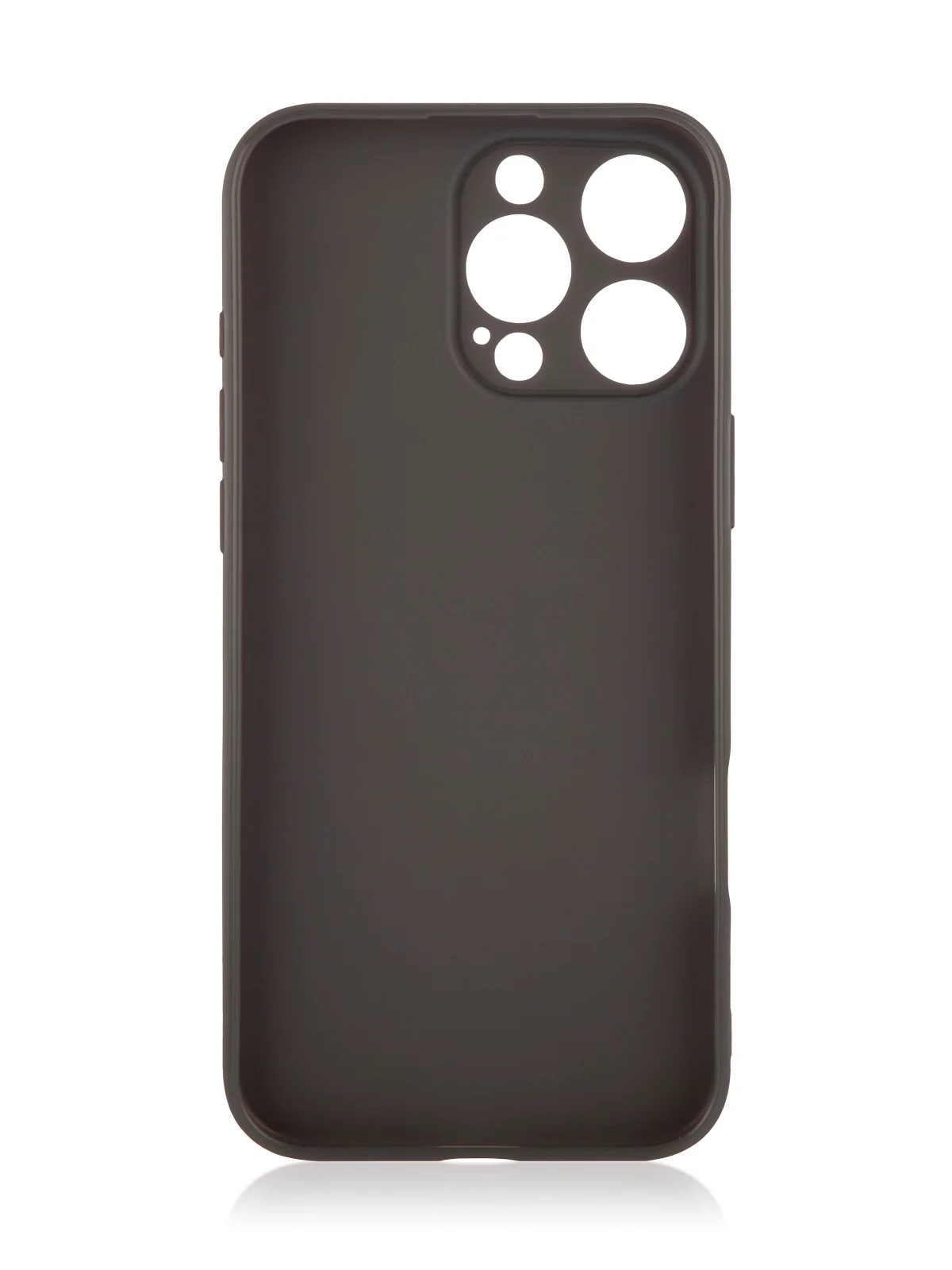 Серый чехол для iPhone 16 Pro Max силиконовый ROSCO матовый тонкий с бортиком защитой камер