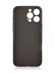 Серый чехол для iPhone 16 Pro Max силиконовый ROSCO матовый тонкий с бортиком защитой камер