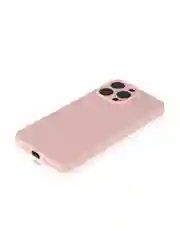 Розовый чехол для iPhone 16 Pro Max силиконовый ROSCO матовый тонкий с бортиком защитой камер