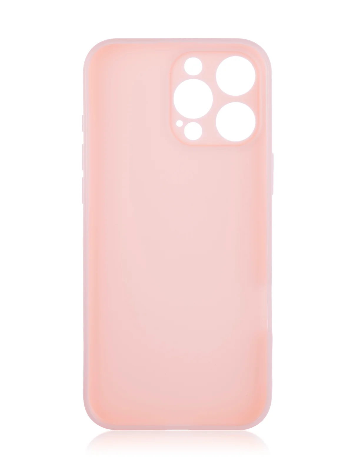 Розовый чехол для iPhone 16 Pro Max силиконовый ROSCO матовый тонкий с бортиком защитой камер