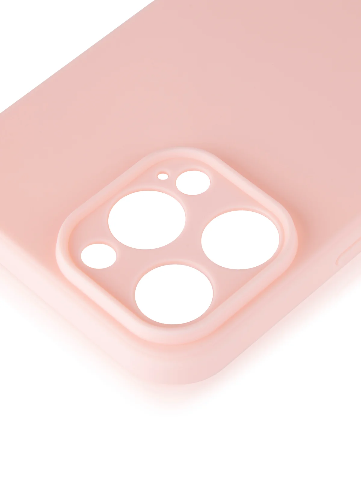 Розовый чехол для iPhone 16 Pro Max силиконовый ROSCO матовый тонкий с бортиком защитой камер