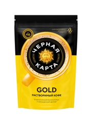 Kофе растворимый Черная Карта Gold, пакет, 75г