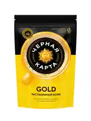 Kофе растворимый Черная Карта Gold, пакет, 75г