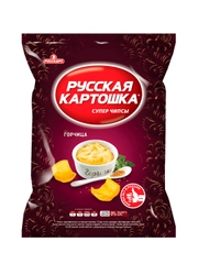 Чипсы Русская картошка 105г со вкусом Горчица