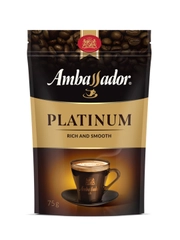 Кофе растворимый Ambassador Platinum, пакет, 75г
