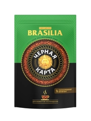 Кофе растворимый Черная Карта Exclusive Brasilia, пакет, 75г