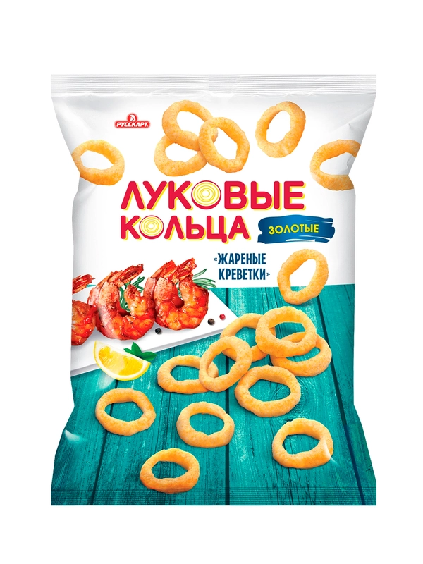 Луковые кольца 90г со вкусом Жареная креветка
