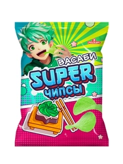 Super чипсы 70г со вкусом Васаби