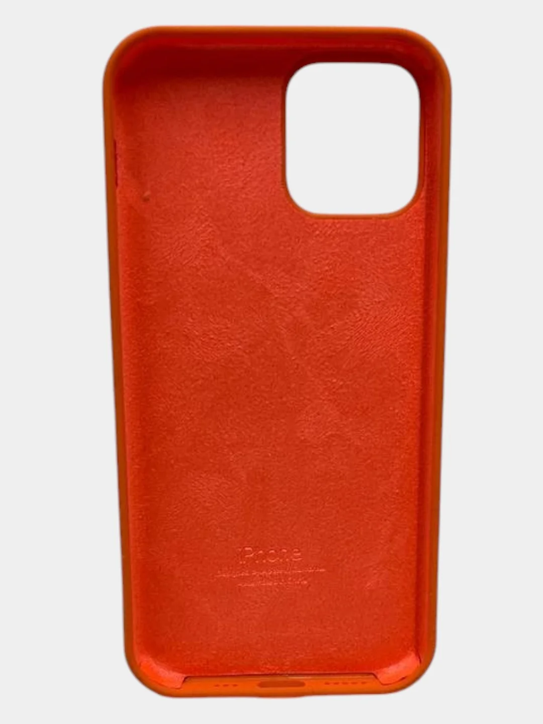 Оранжевый чехол iPhone 12 Pro Silicone case