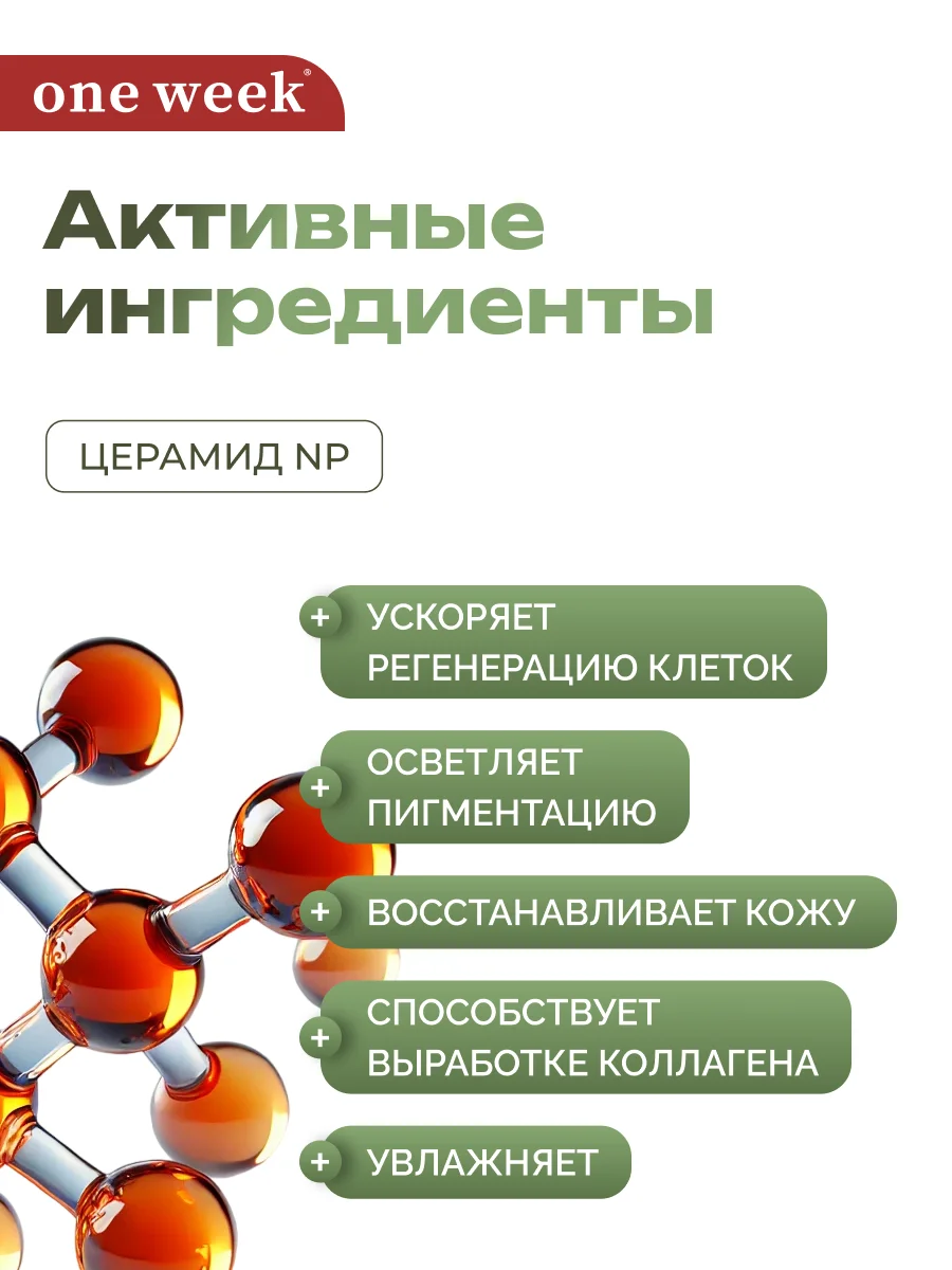 Многофункциональный крем-лифтинг вокруг глаз one week, 15 г