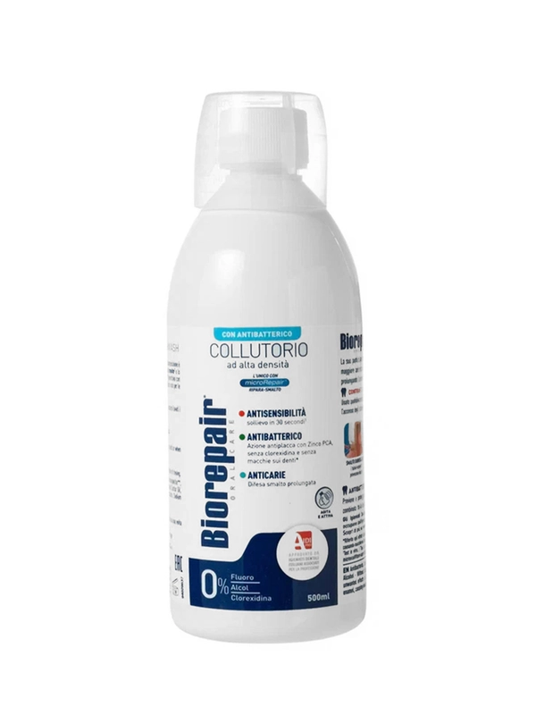 Biorepair Mouthwash Antibacterial / Биорепейр ополаскиватель для полости рта 500 мл