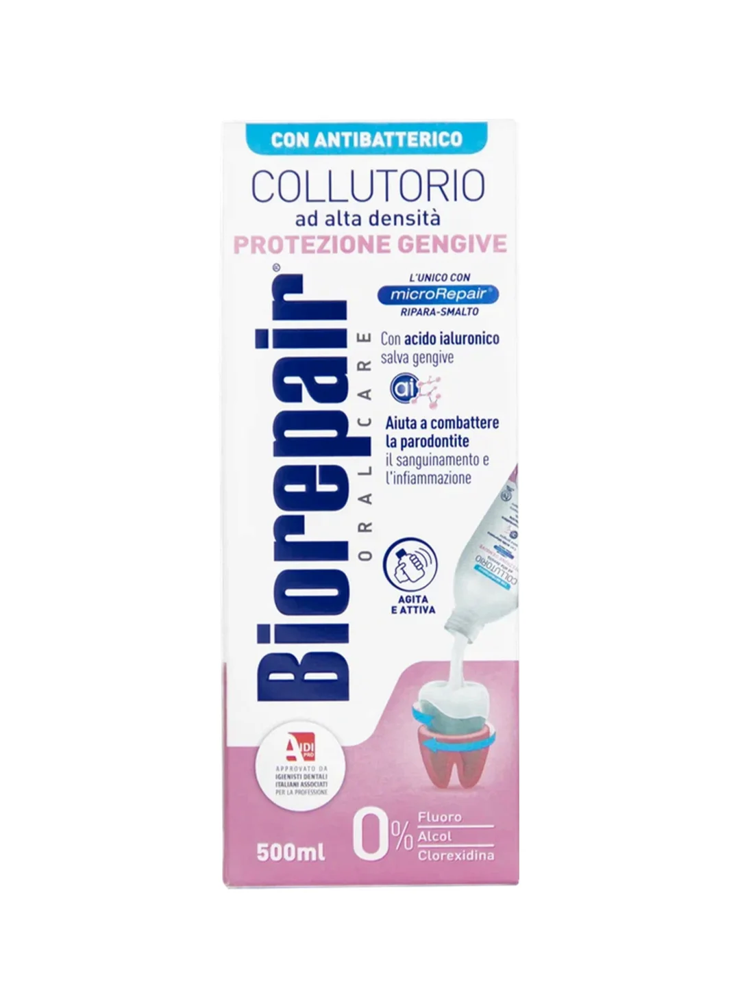 Biorepair Gum Protection, ополаскиватель для полости рта «Уход за деснами» 500 мл