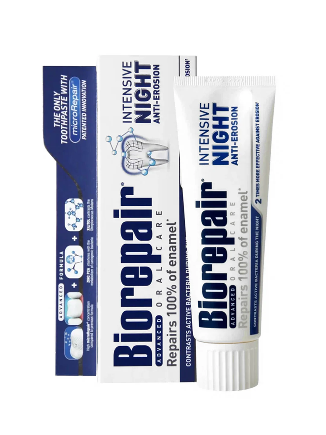 Biorepair Intensive Night Repair / Зубная паста - Ночное восстановление 75 мл