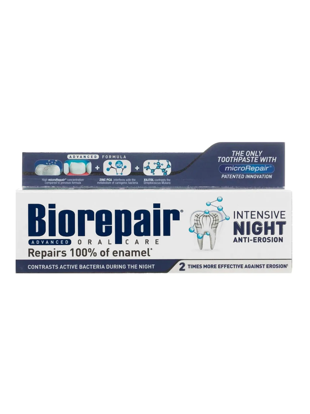 Biorepair Intensive Night Repair / Зубная паста - Ночное восстановление 75 мл