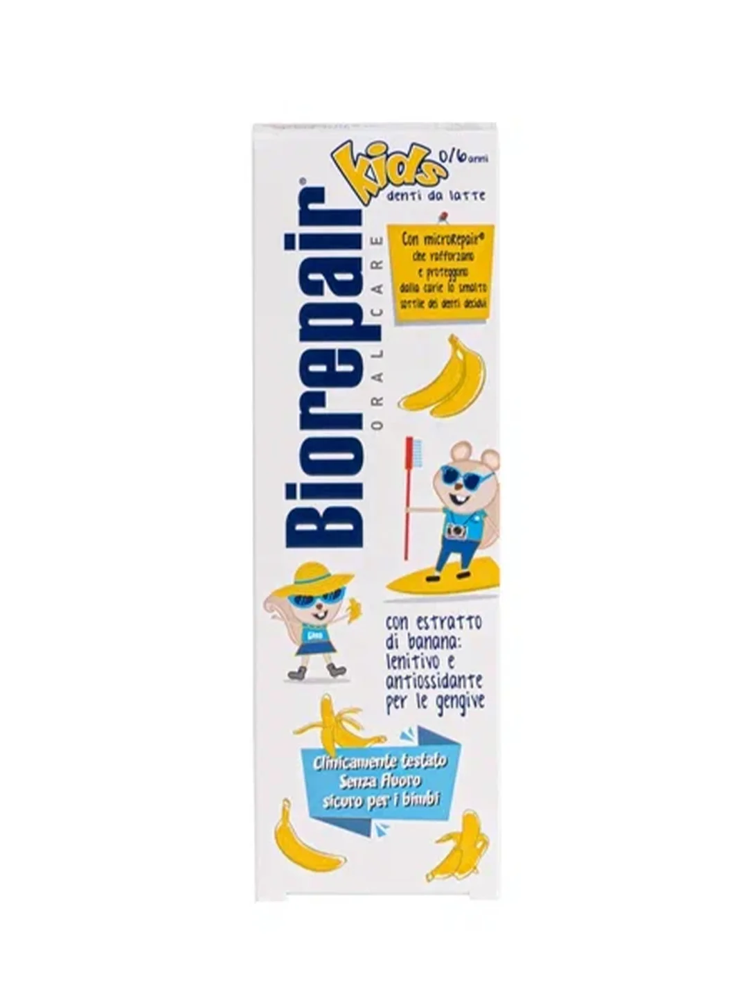 Biorepair Kids / Биорепейр детская зубная паста 50 мл (банан)