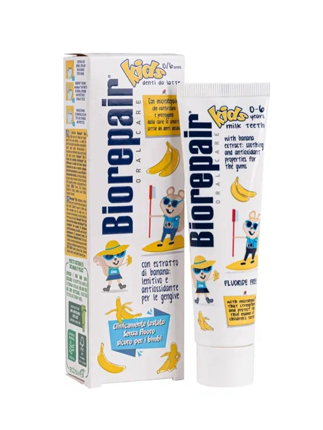 Biorepair Kids / Биорепейр детская зубная паста 50 мл (банан)