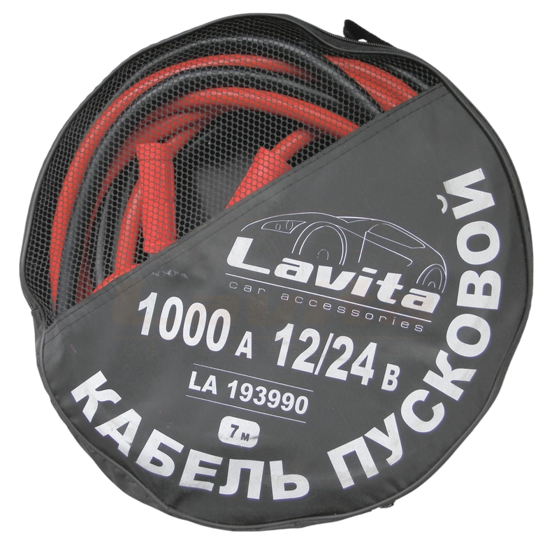 Пусковой кабель_1000A 7М СУМКА LAVITA