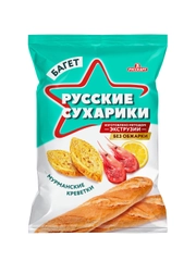 Русские сухарики 50г пшеничные со вкусом Креветки