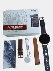 Черный смарт часы HK18 HERO с Amoled экраном 49mm
