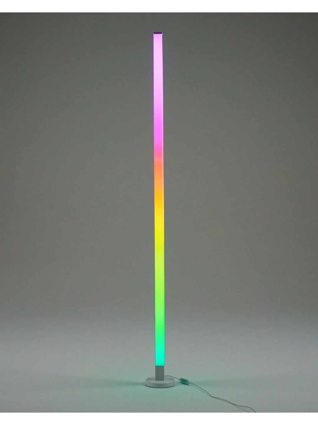 Белый торшер светодиодный напольный RGB Moderli DIY