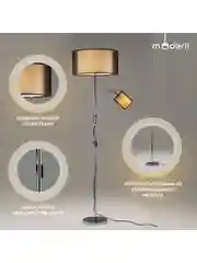 Хром напольный светильник торшер Moderli Room