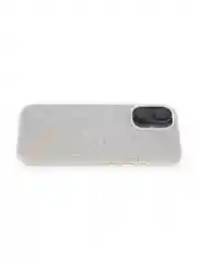 Серебряный чехол на iPhone 16 блестящий ROSCO, пластиковый, с камнями-стразами, силиконовая защита