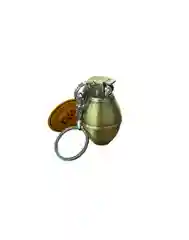 Зажигалка газовая/кремниевая/брелок мини-Граната