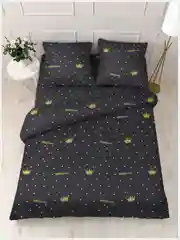 Комплект постельного белья, 1,5 спальный, 2х спальный, семейный, 4007, полисатин