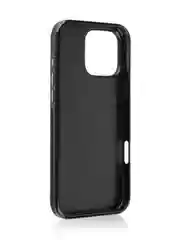 Черный чехол на iPhone 16 Pro Max блестящий ROSCO, пластиковый с силиконом, камнями стразами