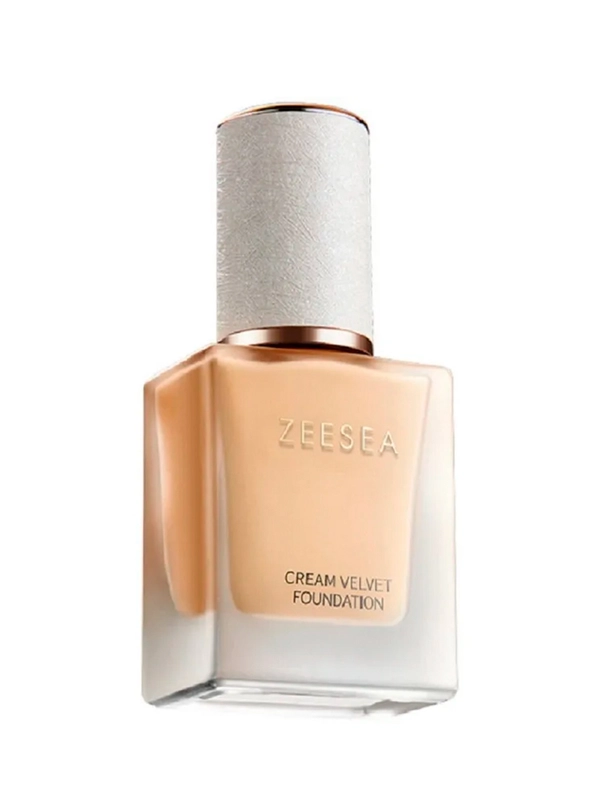 ZEESEA Тональная основа Cream Velvet Liquid Foundation тон 01 Ivory / слоновая кость
