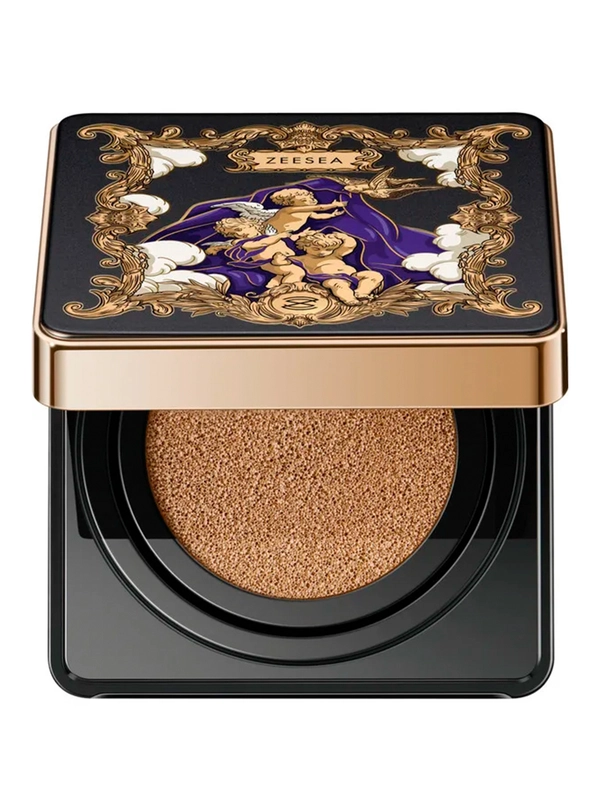 ZEESEA Тональная основа кушон Angel light mist cushion BB cream 01 Ivory со сменным блоком