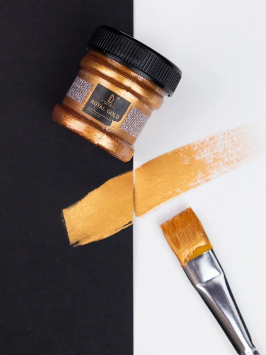 Акриловая краска Luxart ROYAL GOLD Золото красное 25 г