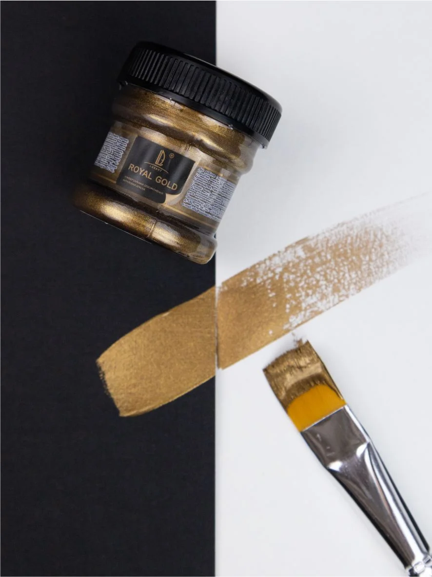Акриловая краска Luxart ROYAL GOLD Золото коричневое 25 г