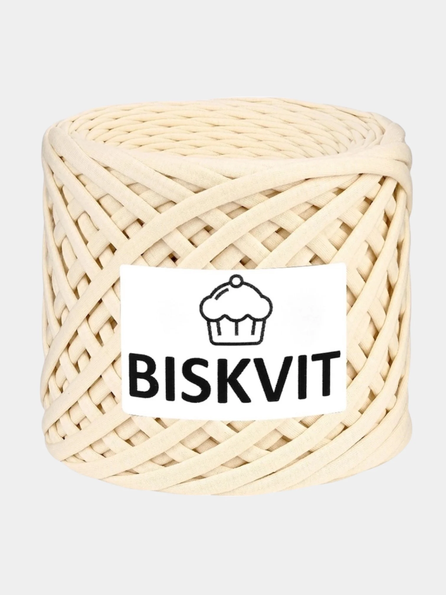 Кремовый трикотажная пряжа для рукоделия Biskvit