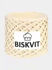 Кремовый трикотажная пряжа для рукоделия Biskvit
