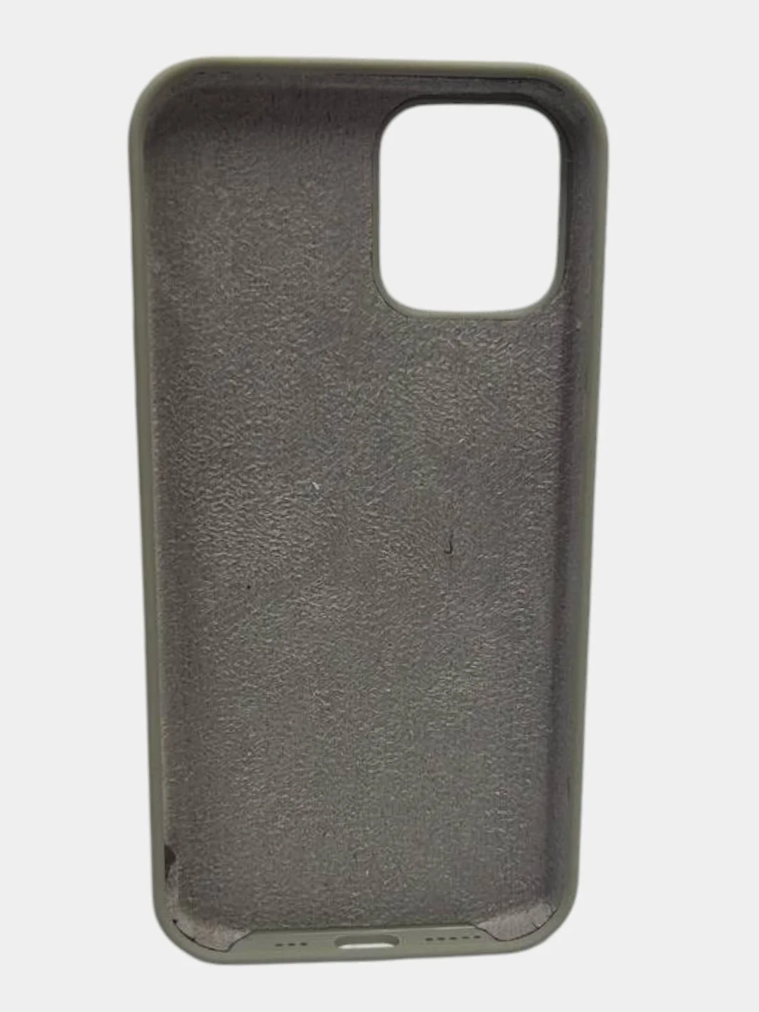 Серый меланж чехол iPhone 12 Pro Silicone case