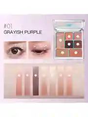 ZEESEA Палетка теней Dreamland Eyeshadow тон 01 GRAYISH PURPLE / сероватый пурпур