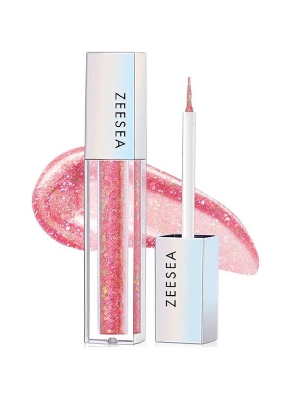 ZEESEA Тени для век кремовые Glitter Liquid eye shadow тон 11, 2.8 г