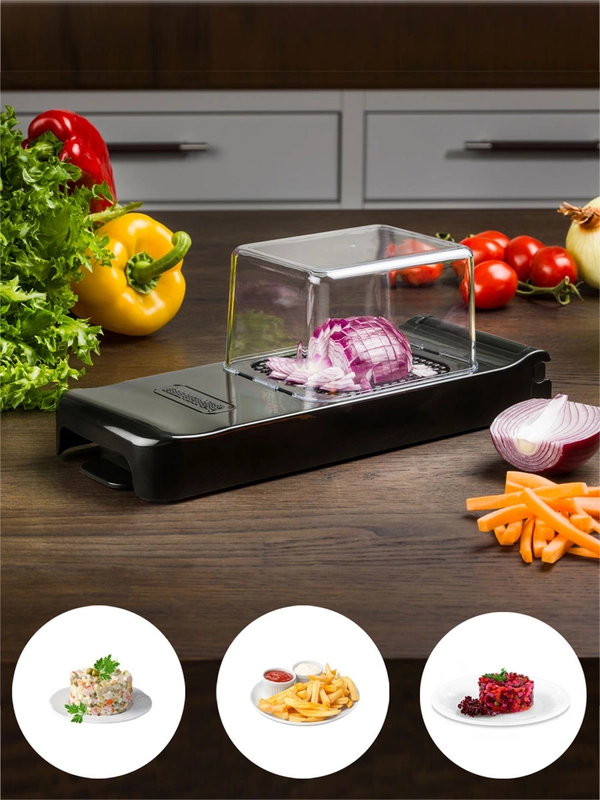 Овощерезка АЛЛИГАТОР, пресс-размельчитель, пластик, ячейка ножа