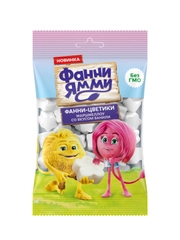 Зефир Фанни Ямми жевательный «маршмеллоу» со вкусом ванили, 50г.