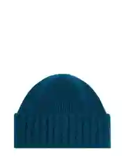 Синий шапка из шерсти