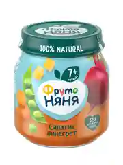 Пюре ФрутоНяня овощефруктовое салатик винегрет, 110г*12 штук