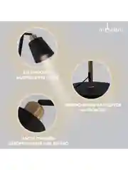 Черный напольный светильник торшер Moderli Floor